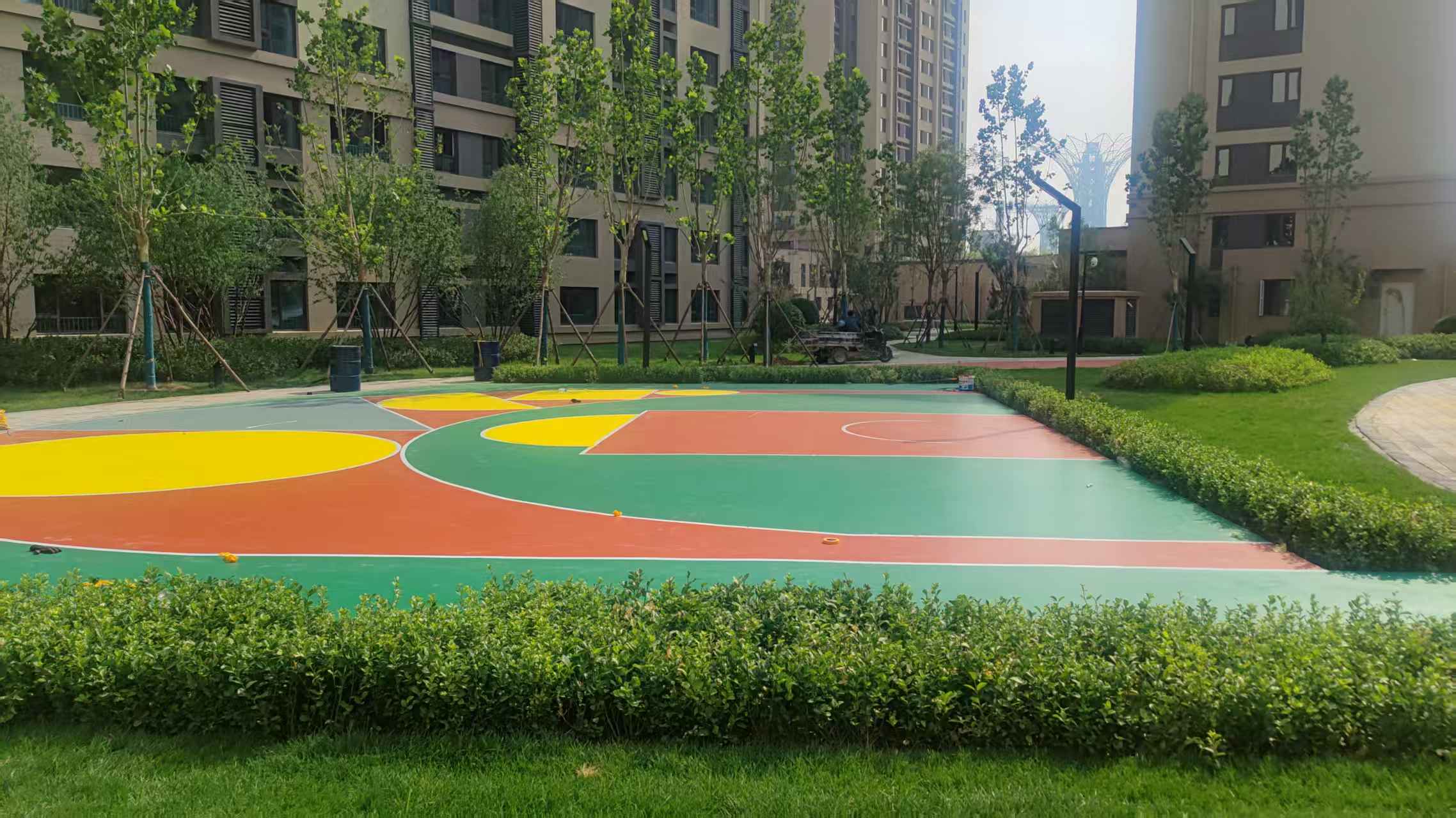 白银市混合型塑胶跑道塑胶地面 - 一站式服务